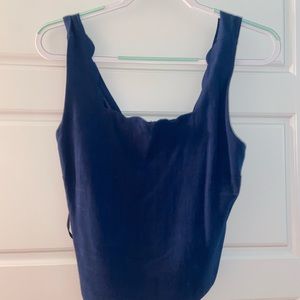 Never worn blue tank top